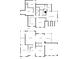 Floor plans showing first and second floor including living room, kitchen, bedrooms, bathrooms, dining area, garage and laundry at 2400 Stedman Sw Ln, Conyers, GA 30094