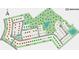 Community map showing the location of homes, amenities, and mailbox kiosk at 3208 Shirecrest Ln, Dacula, GA 30019