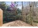 Balcony overlooks a wooded area and provides a private outdoor space at 3245 Buckhead Forest Ne Mews, Atlanta, GA 30305