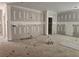 Dining room during construction showing ample space and natural light at 6851 Phillips Mill Rd, Douglasville, GA 30135