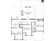 Upstairs floor plan with loft, bedrooms, and bonus room option at 6851 Phillips Mill Rd, Douglasville, GA 30135