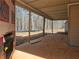 Covered patio with wooden support beams at 6851 Phillips Mill Rd, Douglasville, GA 30135
