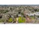 An aerial shot showcases the well-manicured lawns and landscaping surrounding this charming property in a lush neighborhood at 3180 Arden Nw Rd, Atlanta, GA 30305