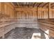 Empty interior of a rustic wooden horse stall at 446 Mcgukin Rd, Bremen, GA 30110