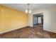 Bright dining room with hardwood floors and view to the living room at 12205 Highway 36, Covington, GA 30014