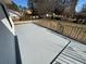 Private deck with wrought iron railings and backyard view at 1902 E Piedmont Rd, Marietta, GA 30062