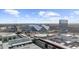 Aerial view of stadium, skyscrapers, and city skyline at 250 Park W Ave # 701, Atlanta, GA 30313