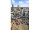 Aerial view of city skyline and park with Ferris wheel at 250 Park W Ave # 701, Atlanta, GA 30313