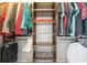 Well-organized closets with hanging space and drawers at 250 Park W Ave # 701, Atlanta, GA 30313