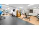 Spacious fitness center with various workout machines at 250 Park W Ave # 701, Atlanta, GA 30313