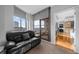 Relaxing living room with floor to ceiling windows and balcony access at 250 Park W Ave # 701, Atlanta, GA 30313