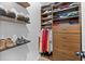 Walk-in closet with ample shelving and hanging space at 2339 Milstead Cir, Marietta, GA 30066