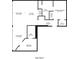 Detailed floorplan showcasing layout of the home, including living room, kitchen, bedrooms and baths at 33 Ponce De Leon Ne Ave # 203, Atlanta, GA 30308