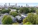 Aerial view of a home nestled in a neighborhood, showcasing the skyline view at 66 Howell Ne St, Atlanta, GA 30312