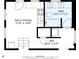 Detailed floor plan showcasing the layout of the eat-in kitchen, bath and hall at 66 Howell Ne St, Atlanta, GA 30312