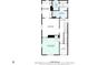 Detailed floor plan showcasing the layout of the living room, primary bedroom, kitchen, and bath at 66 Howell Ne St, Atlanta, GA 30312