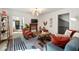 Inviting living room featuring a fireplace, comfortable seating, and stylish decor at 66 Howell Ne St, Atlanta, GA 30312
