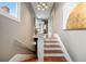A clean and bright stairwell with natural light flowing in at 66 Howell Ne St, Atlanta, GA 30312