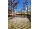 Wooden deck overlooking wooded area at 6921 Foxmoor Way, Douglasville, GA 30134