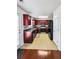 Kitchen with dark wood cabinets and tile flooring at 6921 Foxmoor Way, Douglasville, GA 30134