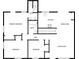 Two-story home floor plan showcasing bedrooms, kitchen, living room and bathrooms at 170 Eldorado Dr, Carrollton, GA 30116