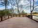 Large deck perfect for outdoor entertaining at 3657 Linda Dr, Loganville, GA 30052