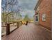 Spacious deck overlooking the backyard and wooded area at 3657 Linda Dr, Loganville, GA 30052