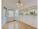 Bright dining area features hardwood floors and bay window at 3657 Linda Dr, Loganville, GA 30052