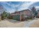 Backyard exterior showcasing brick architecture, a wooden fence, and a green landscape at 3103 Colonial Way # A, Chamblee, GA 30341