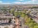 Scenic aerial shot of townhomes surrounded by lush greenery and beautiful landscape at 3420 Ashwood Ln # 3420, Atlanta, GA 30341