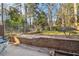 Backyard patio area with view of fenced-in yard at 3420 Ashwood Ln # 3420, Atlanta, GA 30341