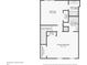 Second floor plan with bedrooms, closets and bathrooms at 3420 Ashwood Ln # 3420, Atlanta, GA 30341