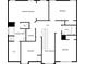 Upstairs floor plan highlighting primary bedroom with ensuite bath, 2 additional bedrooms, and a shared bath at 4444 Spring Mtn Ln, Powder Springs, GA 30127