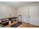 Bedroom features hardwood floors, and an exercise treadmill at 3710 Lynn Dr # A & B, Powder Springs, GA 30127