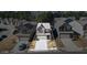 Aerial view of a two-story house with a driveway and yard at 8785 Seneca Rd, Palmetto, GA 30268