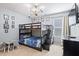 bedroom with bunk beds and playful decor at 8785 Seneca Rd, Palmetto, GA 30268