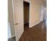 Bedroom doorway that reveals a closet at 125 Odyssey Turn, Conyers, GA 30012