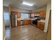 Full kitchen boasts stainless steel appliances and ample counter space, perfect for cooking at 125 Odyssey Turn, Conyers, GA 30012