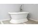 Contemporary bathroom showcasing a freestanding tub with sleek fixtures, offering a spa-like experience at 1421 Eason St, Atlanta, GA 30314