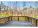 Back deck overlooking natural landscape at 2536 Dayview Ln, Atlanta, GA 30331