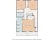 Detailed floor plan featuring a primary bedroom with WIC and balcony, two other bedrooms, laundry room, and three bathrooms at 2650 Batavia St, East Point, GA 30344