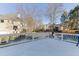 Wide angle view of a well-maintained deck that shows an elegant railing style at 4011 Charrwood Trce, Marietta, GA 30062