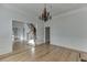 Dining room area with hardwood floors and staircase views at 4011 Charrwood Trce, Marietta, GA 30062