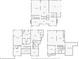 Full floor plan of home showing basement, first and second stories at 4011 Charrwood Trce, Marietta, GA 30062