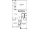 Second floor plan shows two bedrooms and loft at 405 Nettle Ct, Woodstock, GA 30188