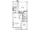 Detailed floorplan showcasing the layout of the house with dimensions for each room and total living area at 405 Nettle Ct, Woodstock, GA 30188