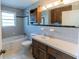 Bathroom with a bathtub, toilet and sink at 2555 Klondike Rd Sw, Conyers, GA 30094