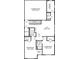 Upstairs floor plan featuring a loft, two bedrooms with walk in closets, and extra storage space at 401 Nettle Ct, Woodstock, GA 30188