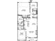 Detailed floor plan showcasing the layout of the home, including room dimensions and locations at 401 Nettle Ct, Woodstock, GA 30188