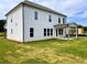 Picture shows a spacious backyard with lush green grass, great for entertaining and recreation at 679 Crest Line Trl, Powder Springs, GA 30127